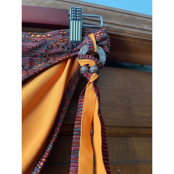 Becca Women's Swimwear Side Tie Bikini Bottom Moderate Multicolor Size Small - Picture 2 of 6